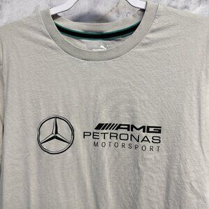 AMG Petronas F1 Racing T Shirt Mens Medium Puma Short Sleeve